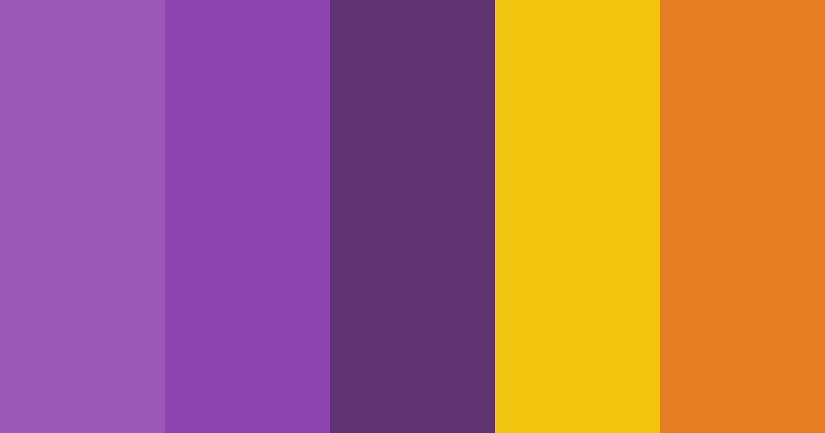 Download violet sunset color palette PNG image (landscape)