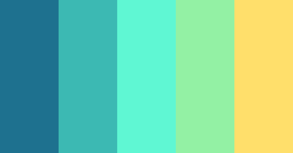 Download tropical mirage color palette PNG image (landscape)