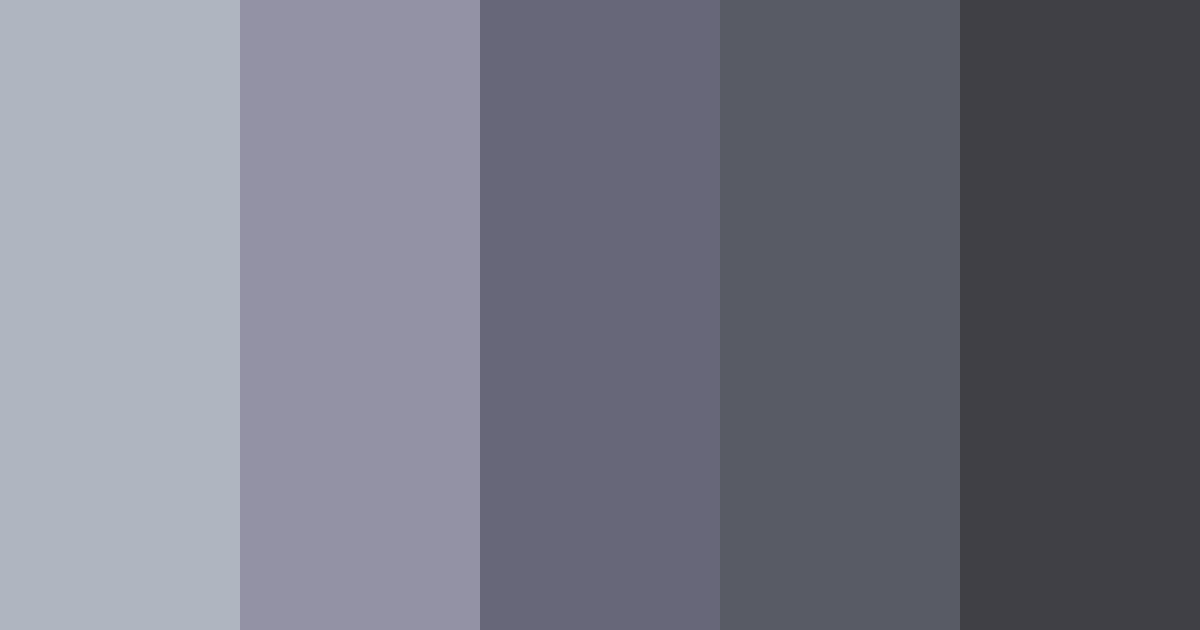 Download wolf color palette PNG image (landscape)