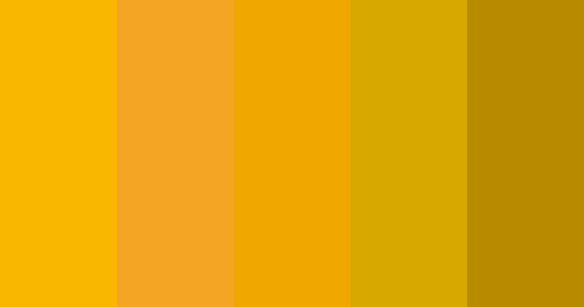 Download yellow flowers color palette PNG image (landscape)