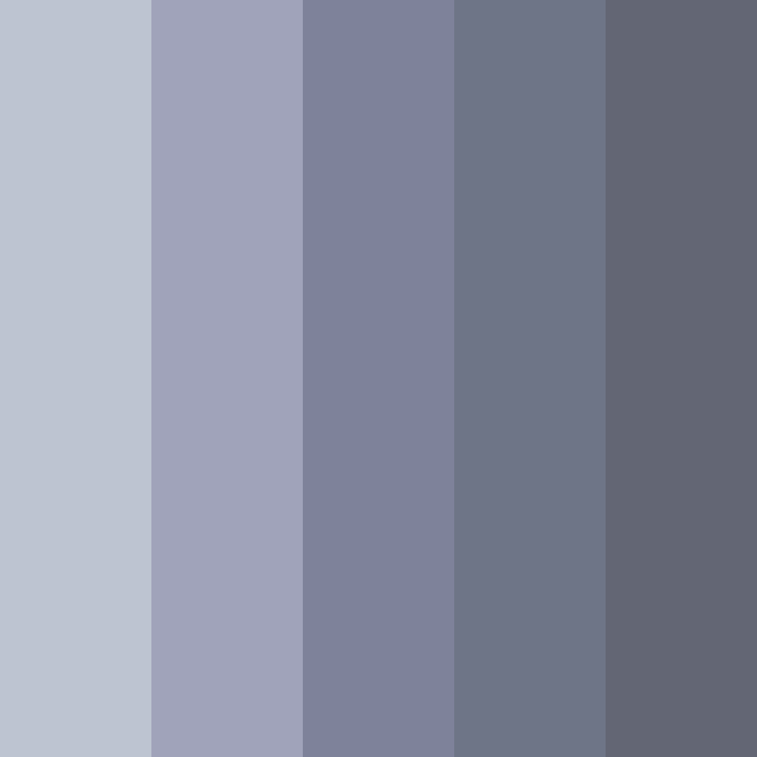 Download wolf color palette PNG image (square)