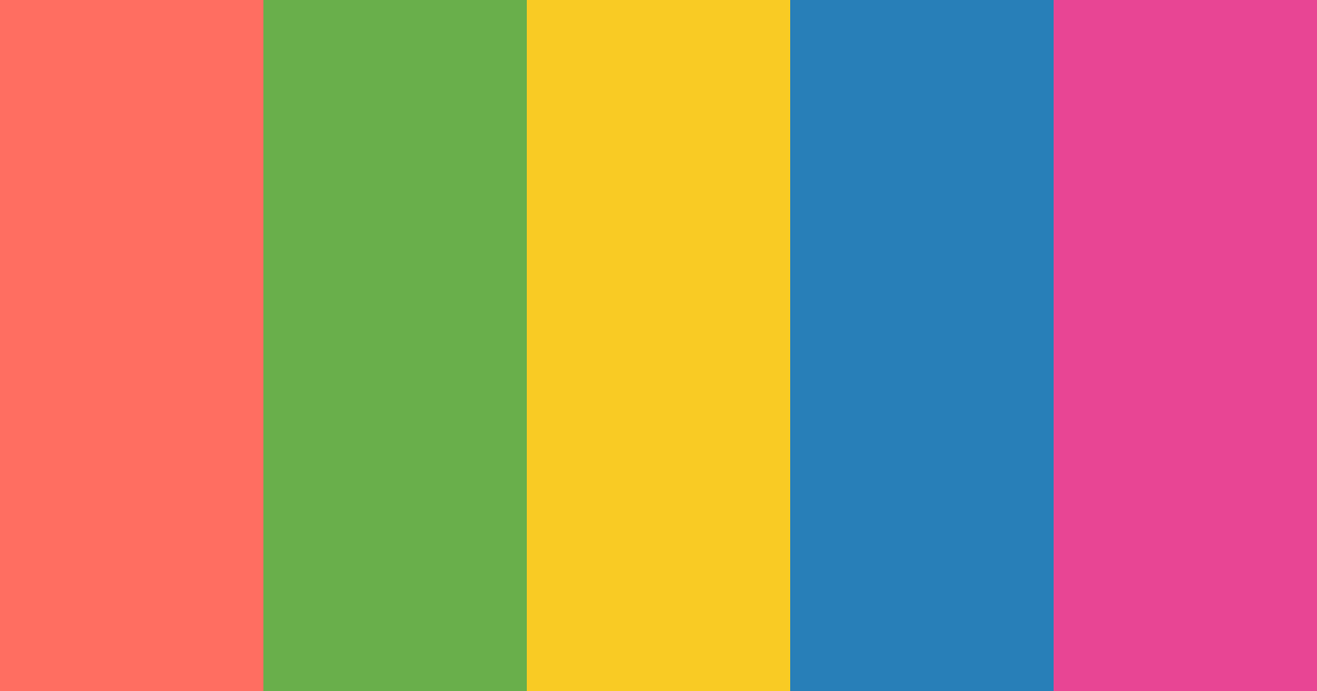 Download harmony in contrast color palette PNG image (landscape)