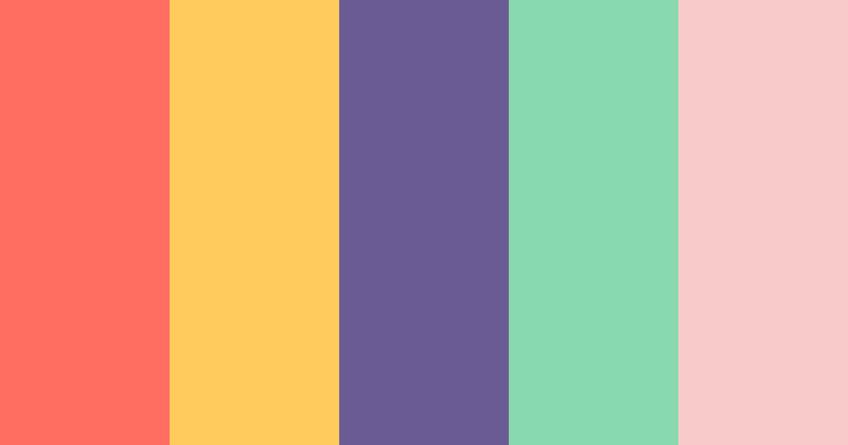 Download sunset serenade color palette PNG image (landscape)