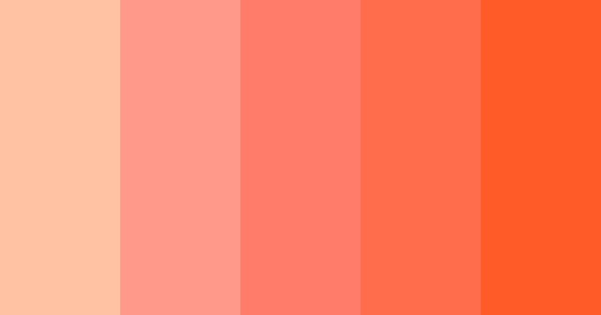 Download sunset elegance color palette PNG image (landscape)