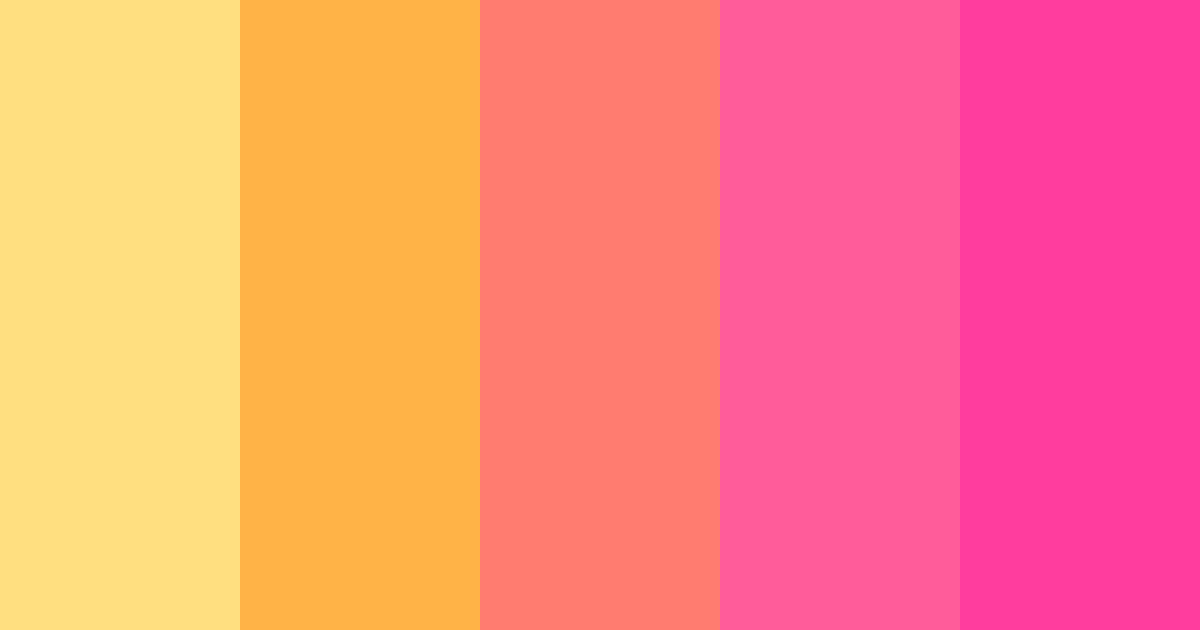 Download candy coated sunrise color palette PNG image (landscape)