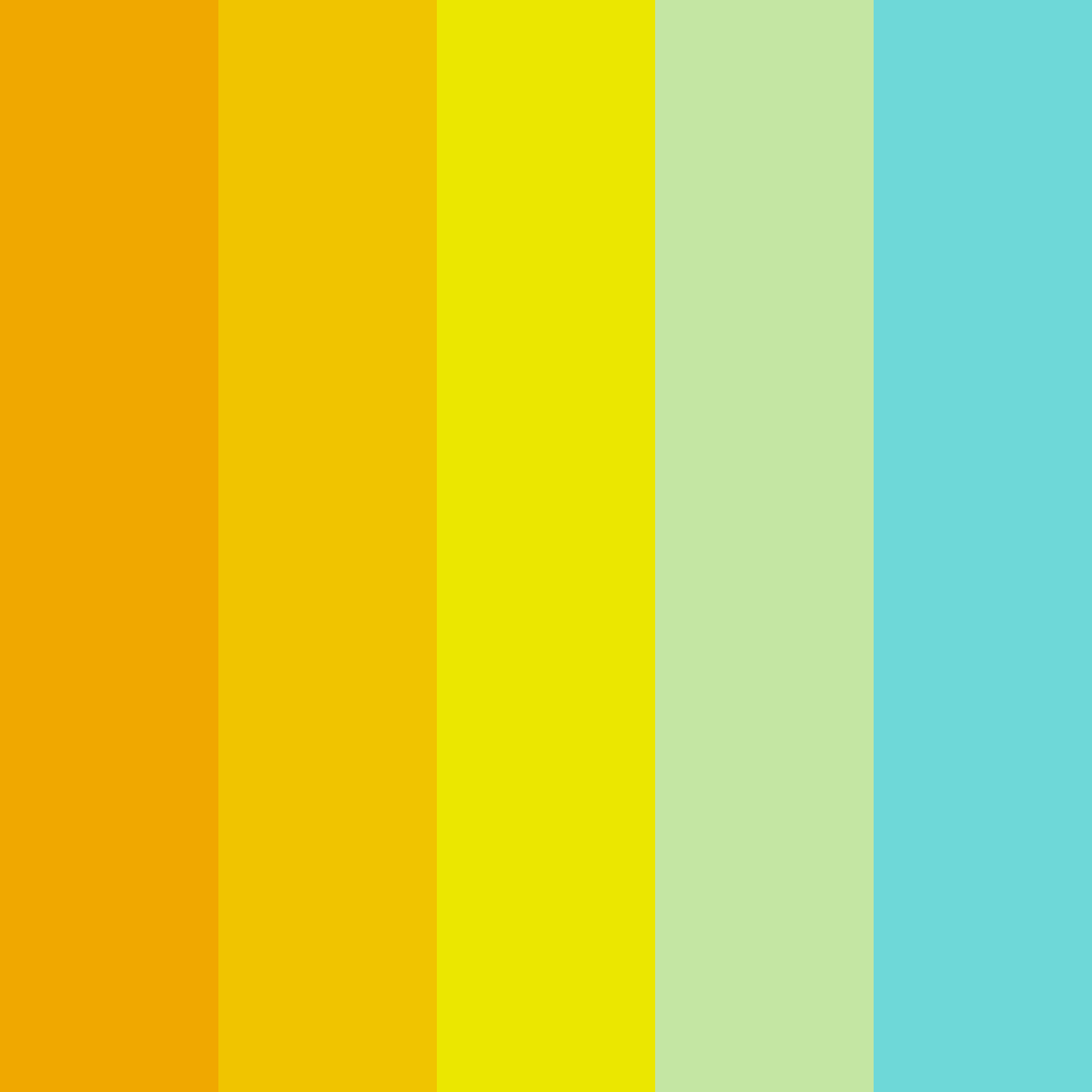 Download sunlit meadow color palette PNG image (square)