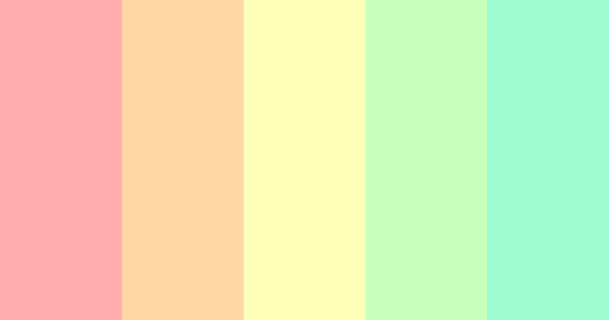 Download soft pink color palette PNG image (landscape)