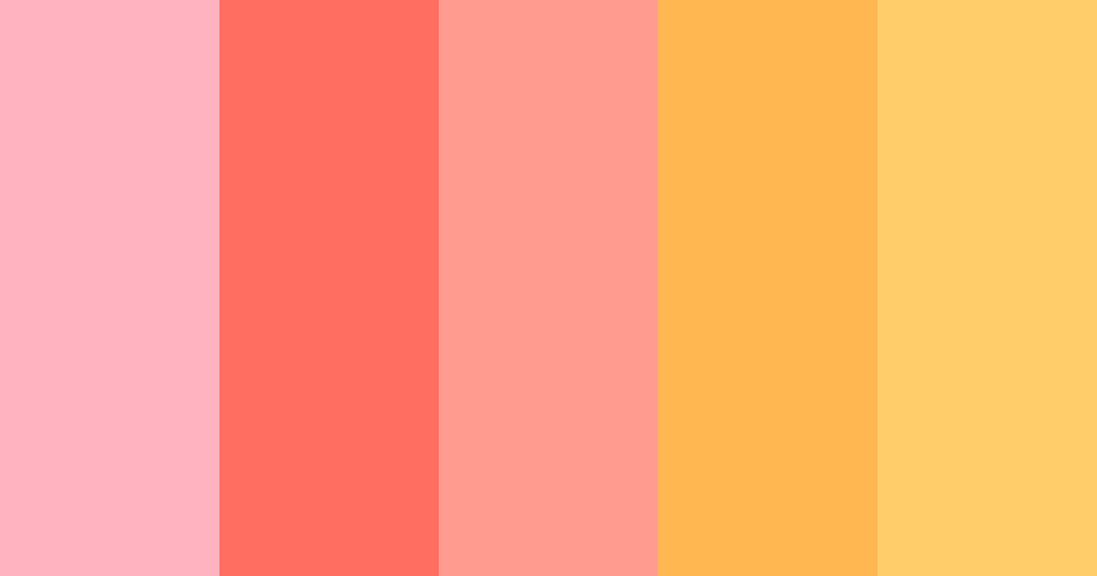 Download cotton candy cuties color palette PNG image (landscape)