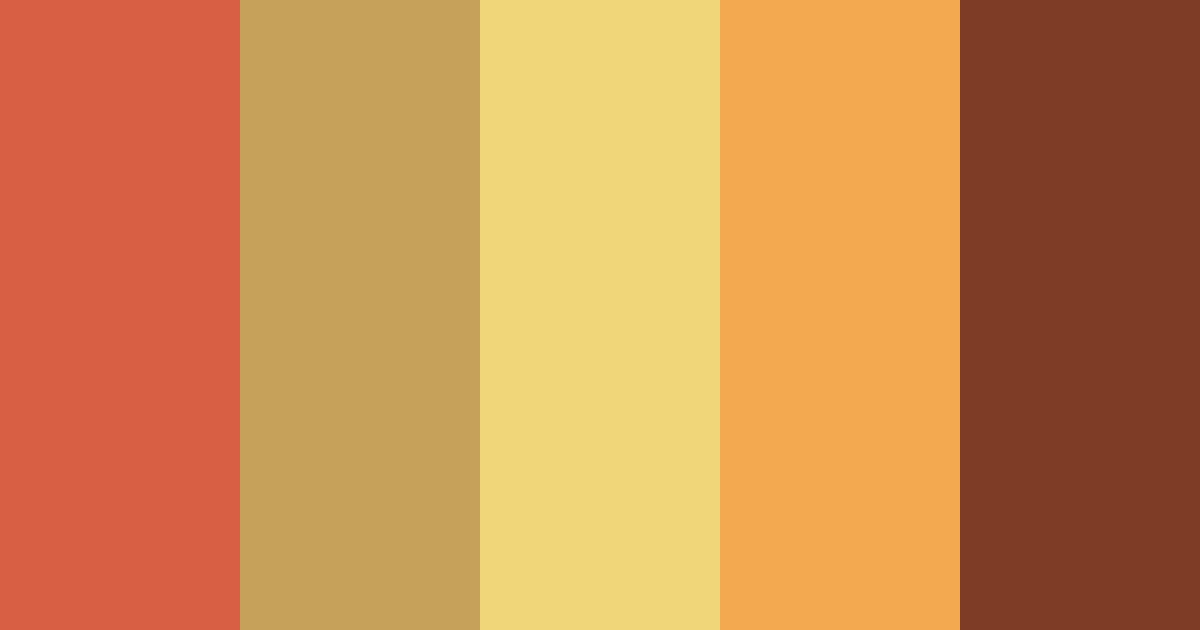 Download ginger wizardry color palette PNG image (landscape)