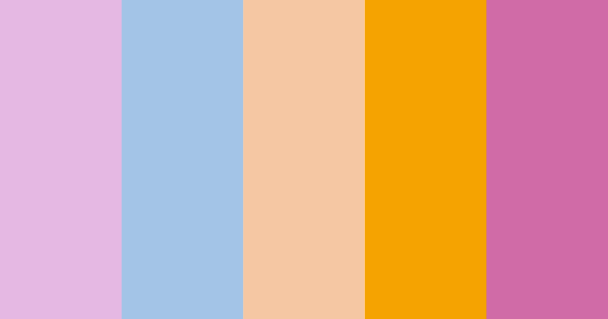 Download enchanted evening color palette PNG image (landscape)