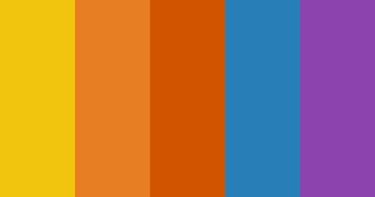 Download trailblazer fusion color palette PNG image (landscape)
