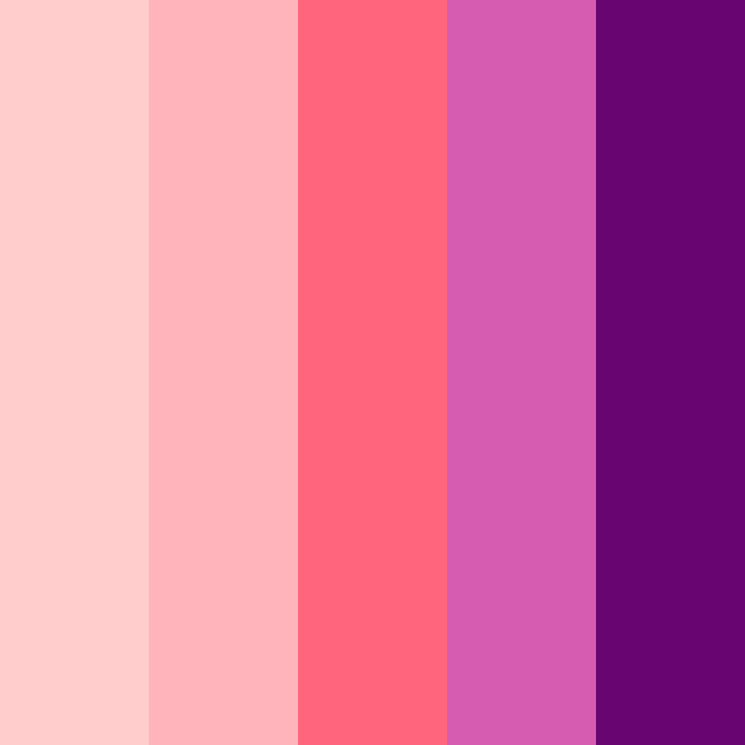 Download pink sugar color palette PNG image (square)
