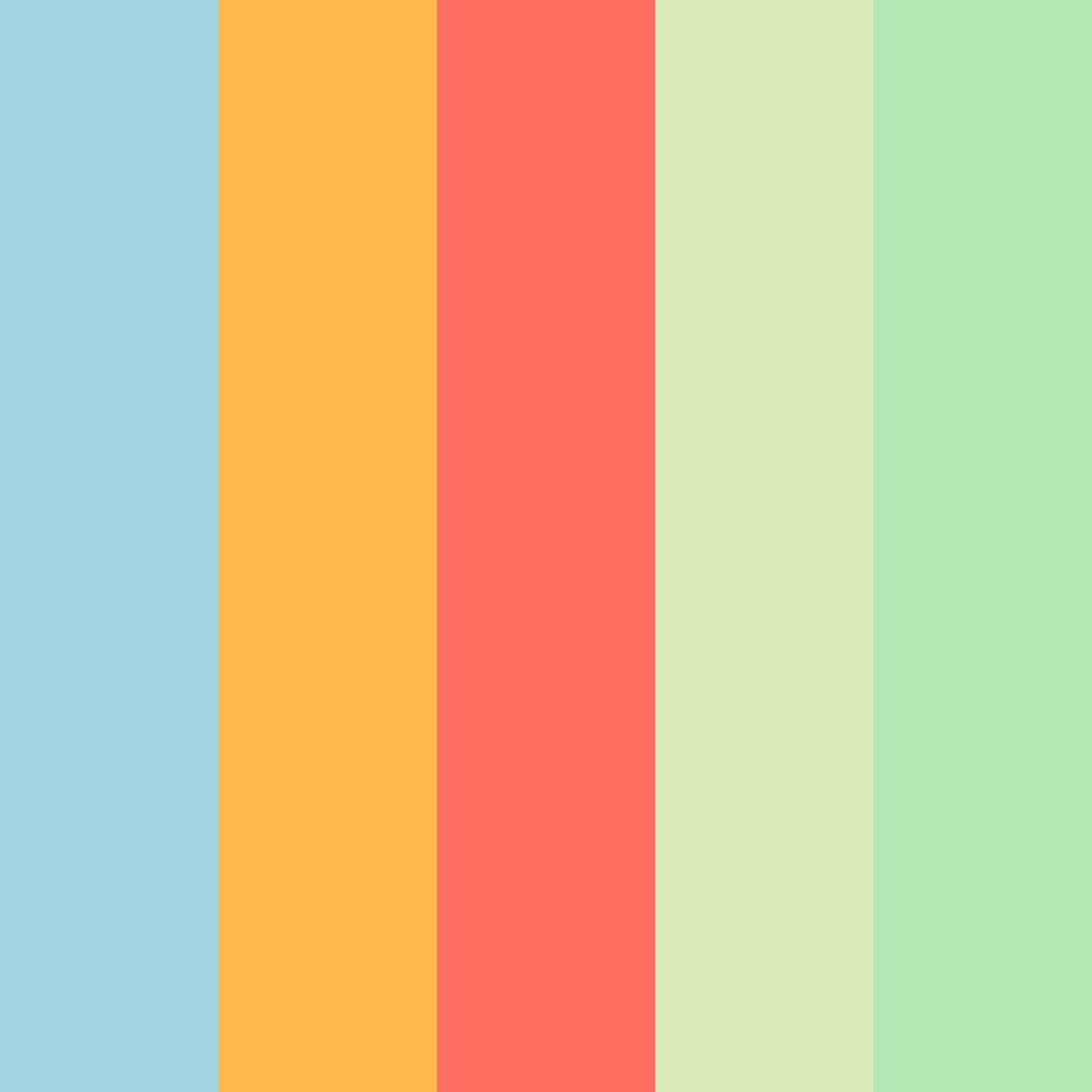 Download toothsome tones color palette PNG image (square)