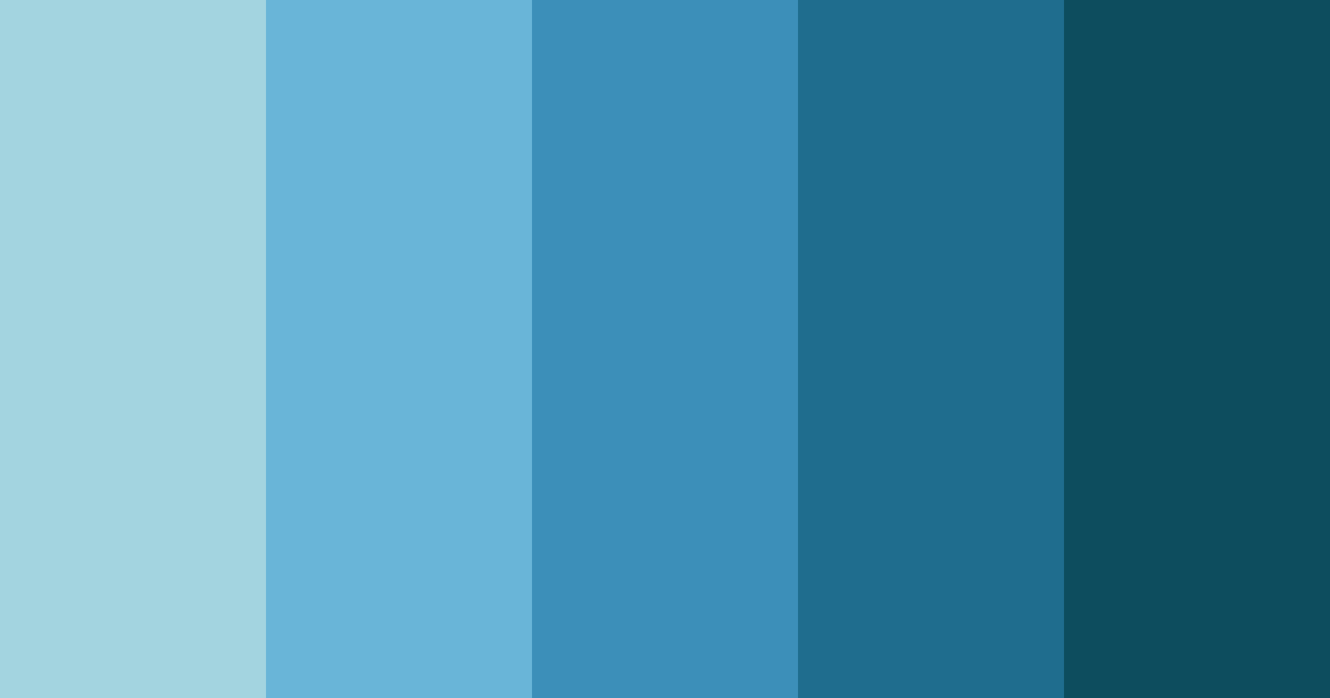 Download shades of celeste color palette PNG image (landscape)