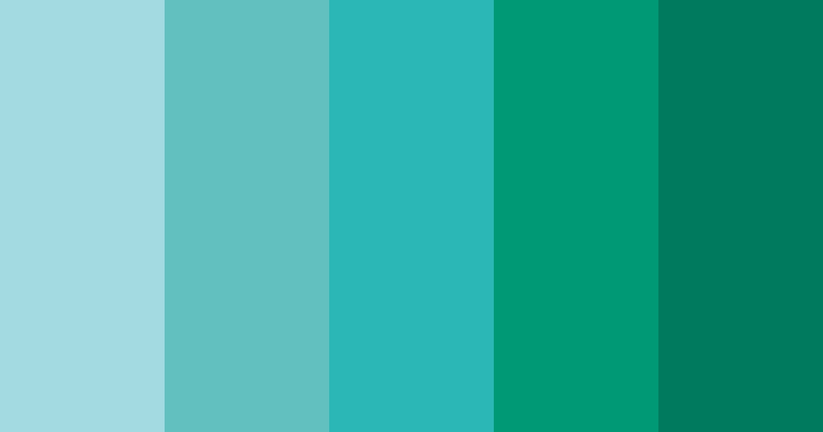 Download celeste shades color palette PNG image (landscape)