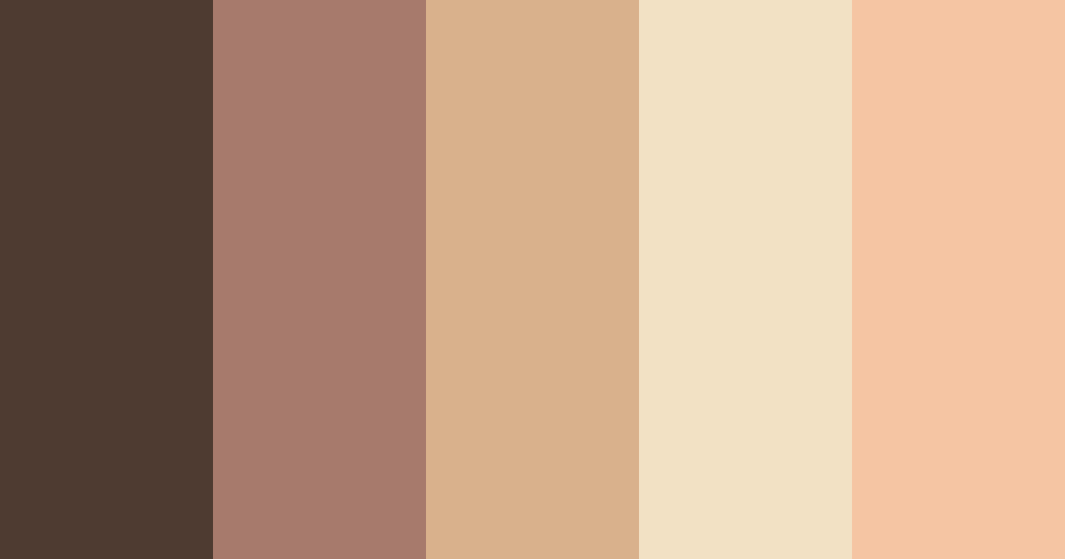 Download café delight color palette PNG image (landscape)