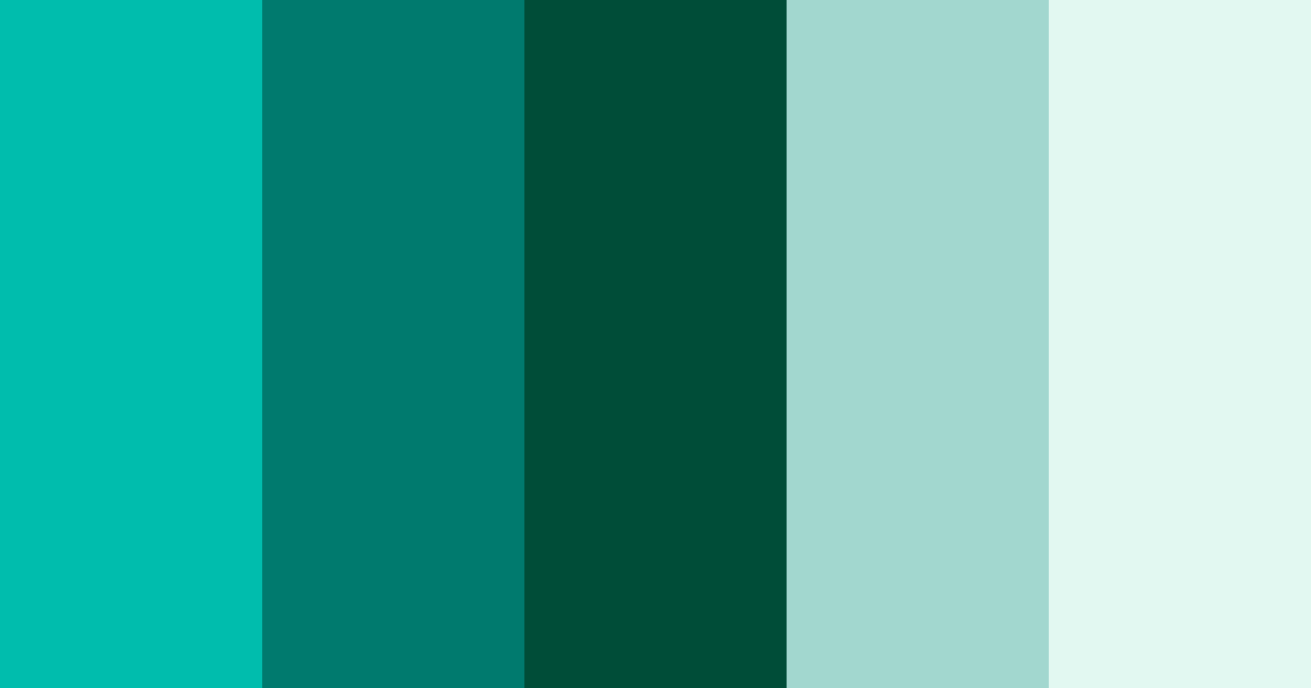 Download serene jade oasis color palette PNG image (landscape)