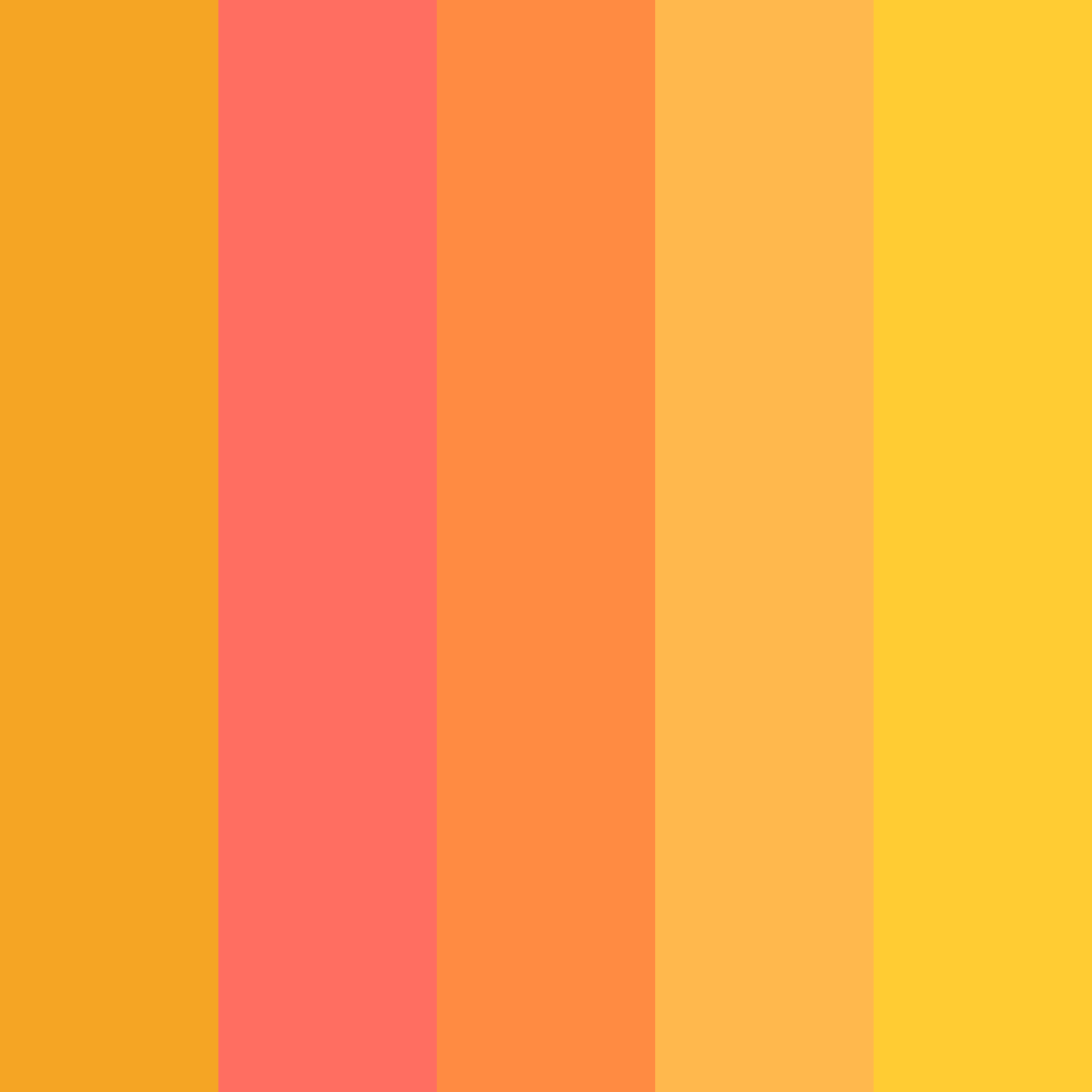 Download orange eternal sugar color palette PNG image (square)