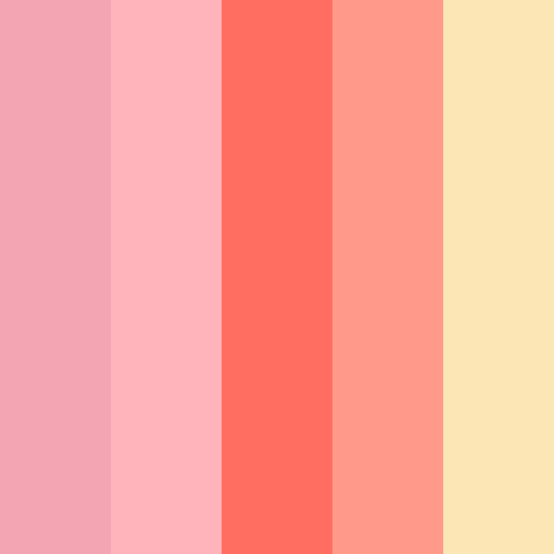 Download sugar blossom dreams color palette PNG image (square)