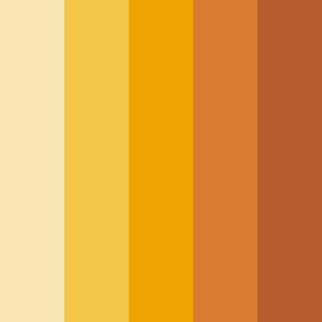 Download sweet sunrise delight color palette PNG image (square)