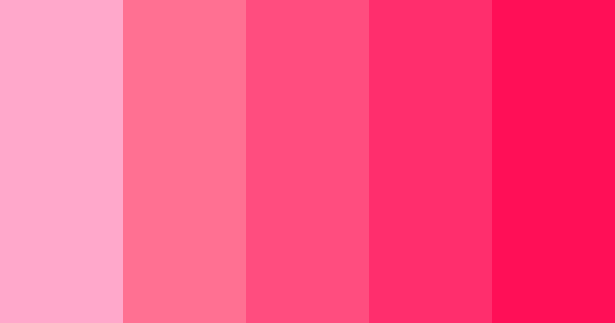 Download pink carnation color palette PNG image (landscape)