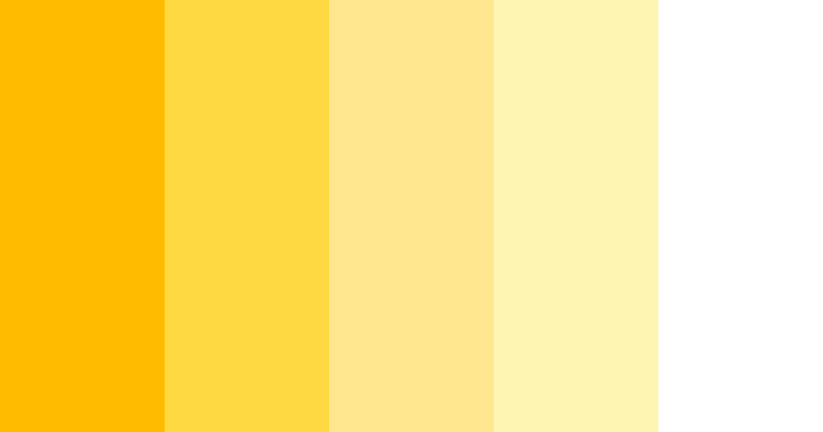 Bright Yellow Color Palette