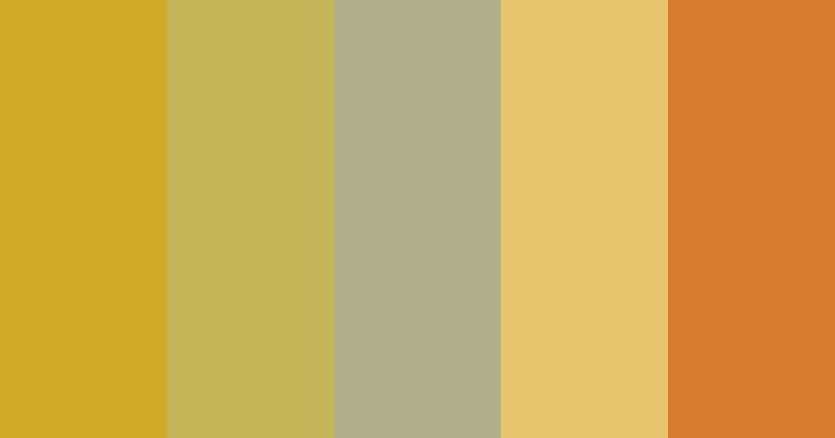 Turmeric Shades Color Palette