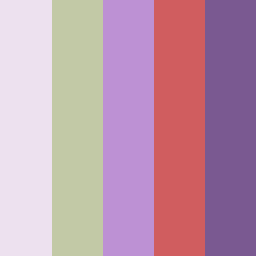 in Warm Lavender Color Palettes