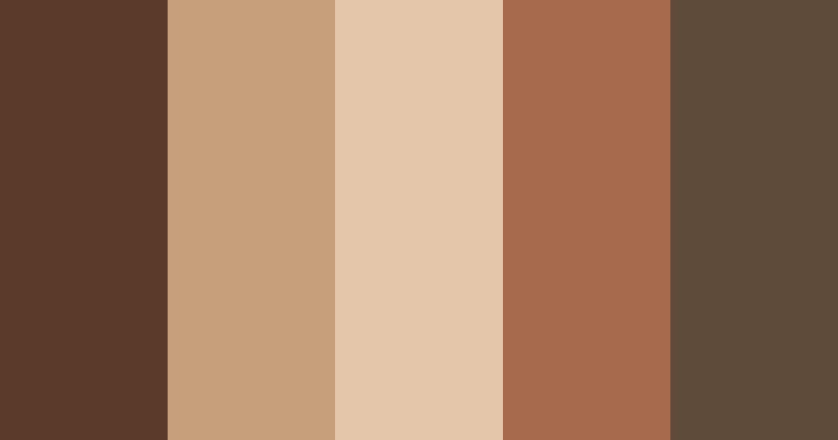 Café au Lait Dreams Color Palette