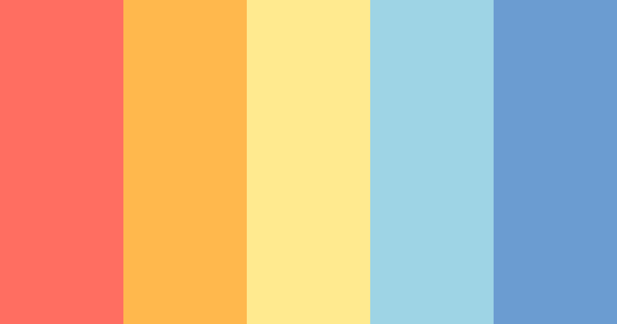 Ffea8f Color Desires of Blue Color Palette