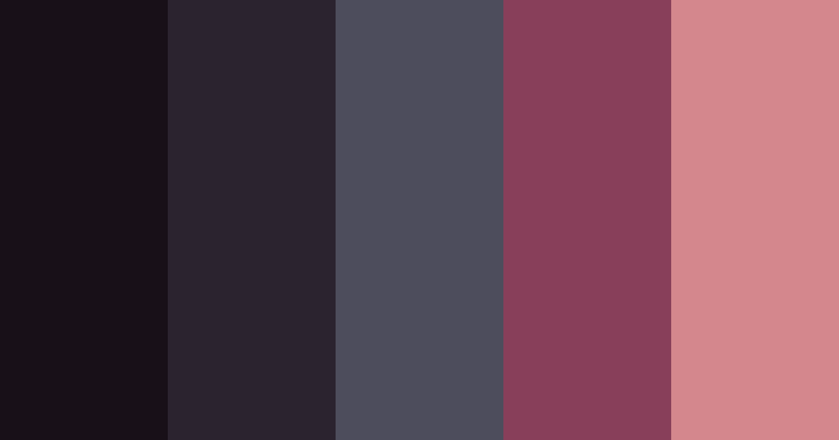 Dark Purple Color Palette