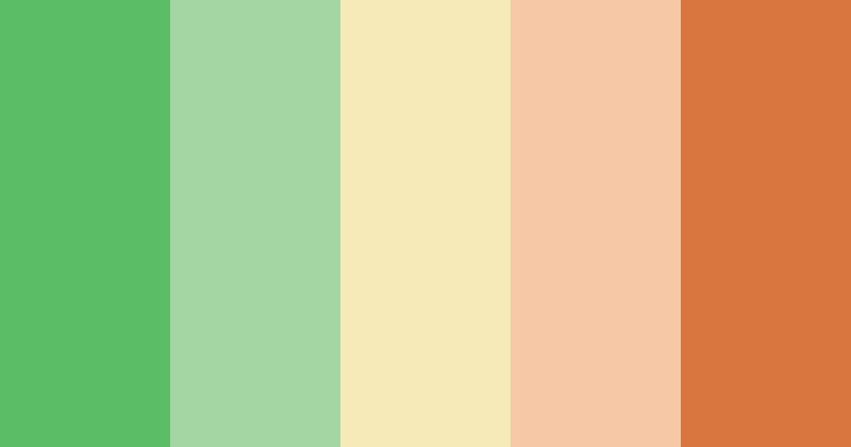 Green Lizard Color Palette