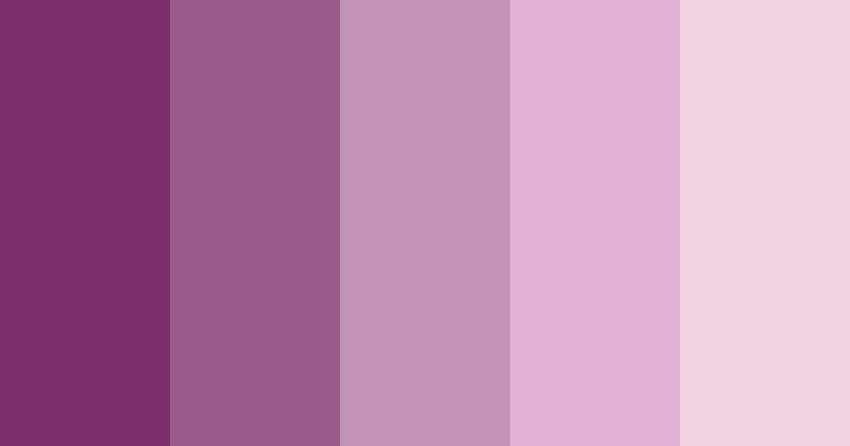 Shades of Morado Color Palette