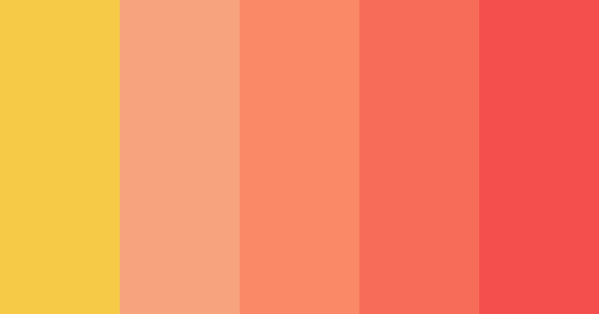 Golden Ember Sunset Color Palette