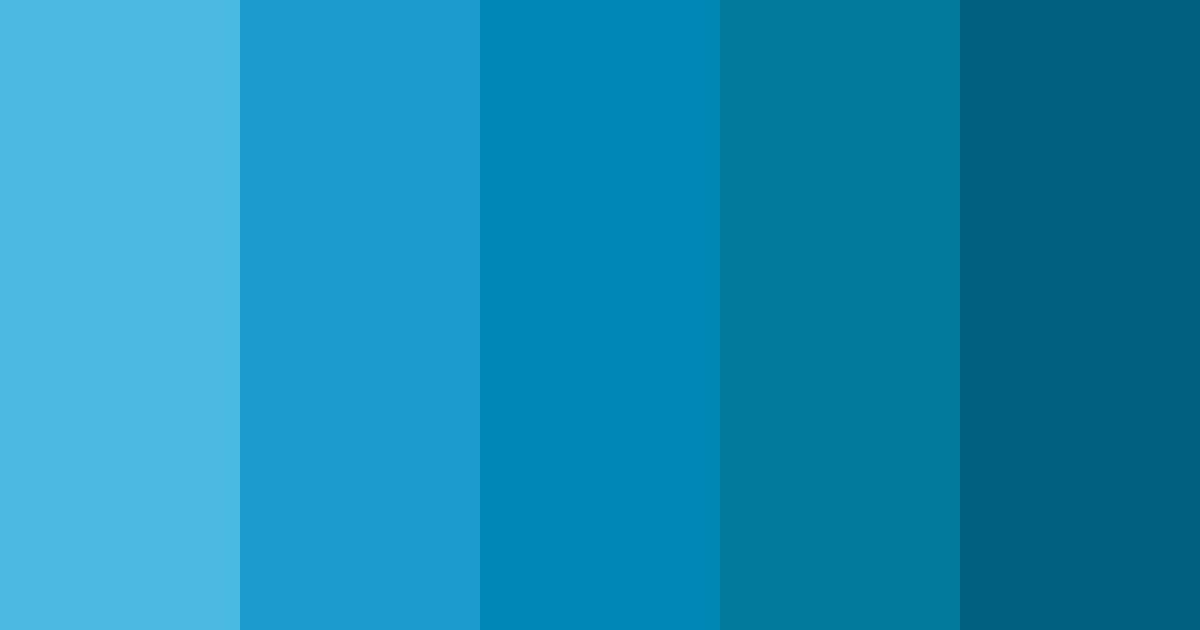 Blue Tidal Color Palette