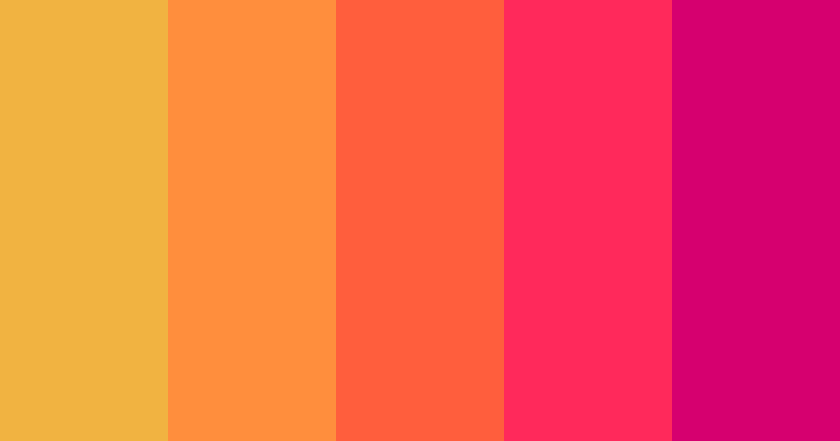 Vibrant Red Color Palette