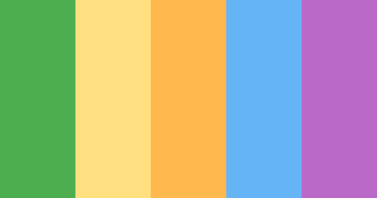 Knowlege Color Knowledge Blossoms Color Palette