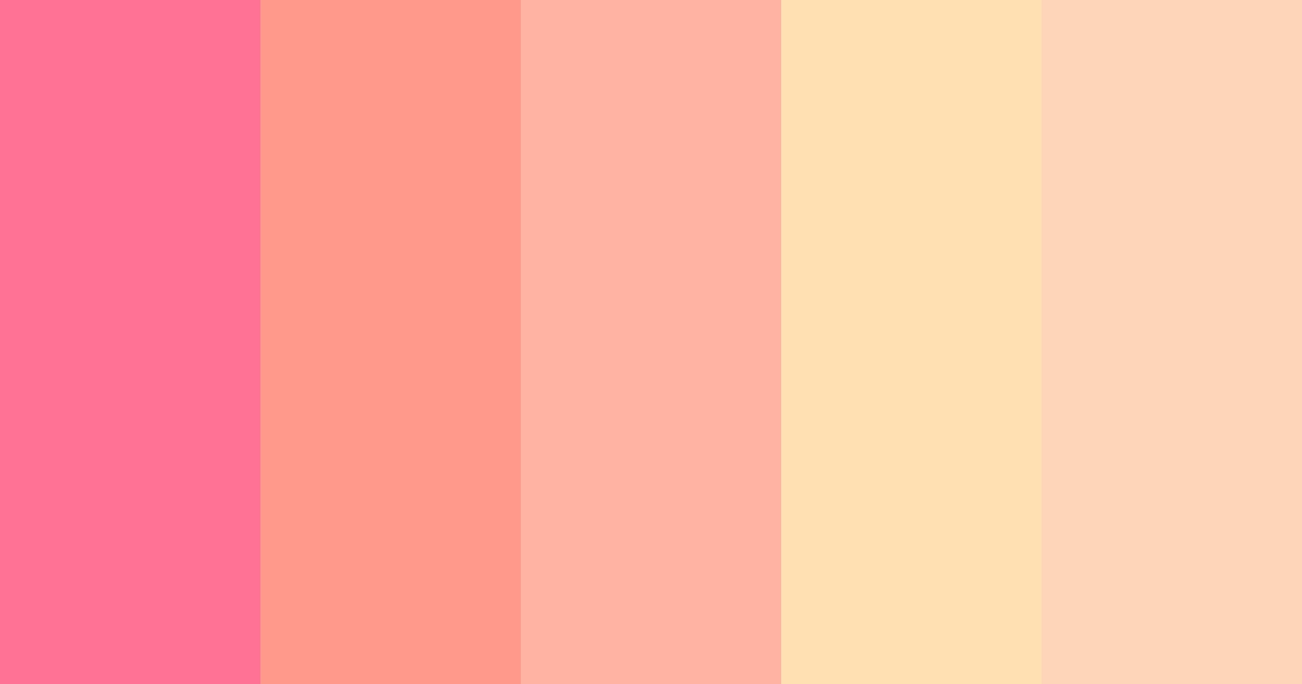 Blushing Sunrise Color Palette