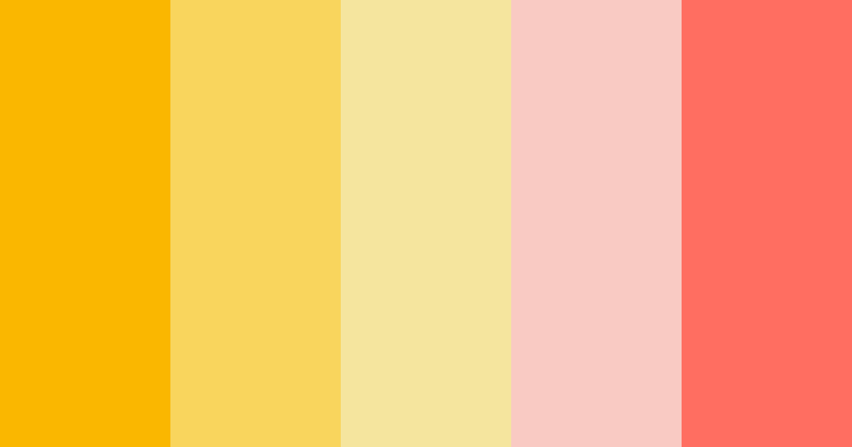 Warm Yellow Color Palette