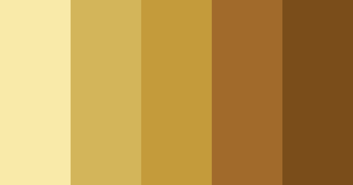 Golden Spice Symphony Color Palette