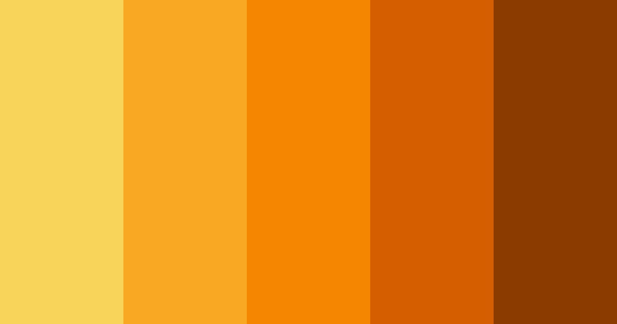 Golden Ember Harmony Color Palette