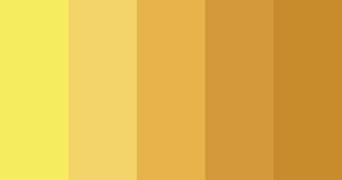Yellow Bear Color Palette