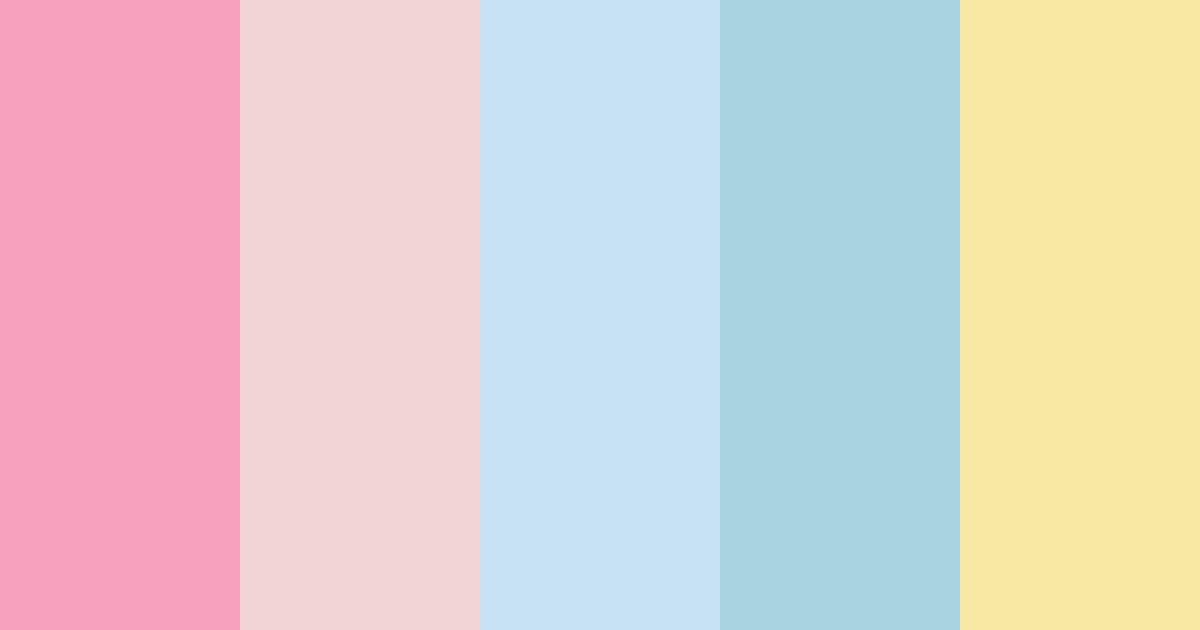 Celestial Cotton Candy Dreams Color Palette 