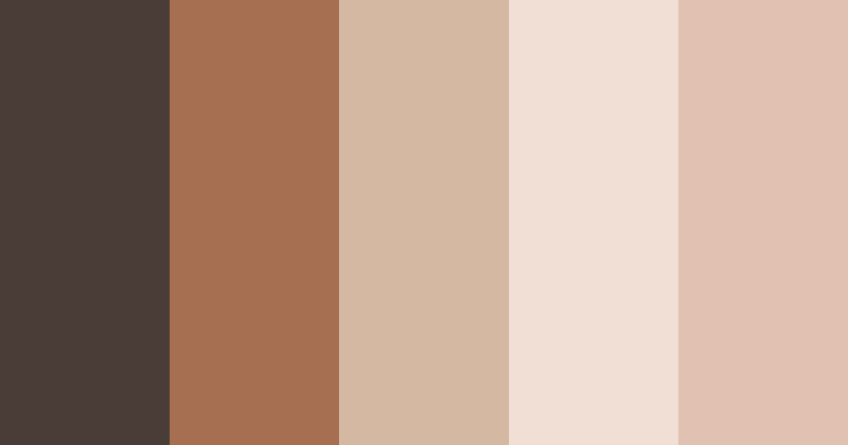 Cocoa Brown Color Palette