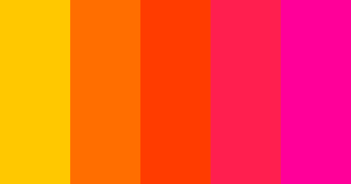 Bright Yellow Color Palette