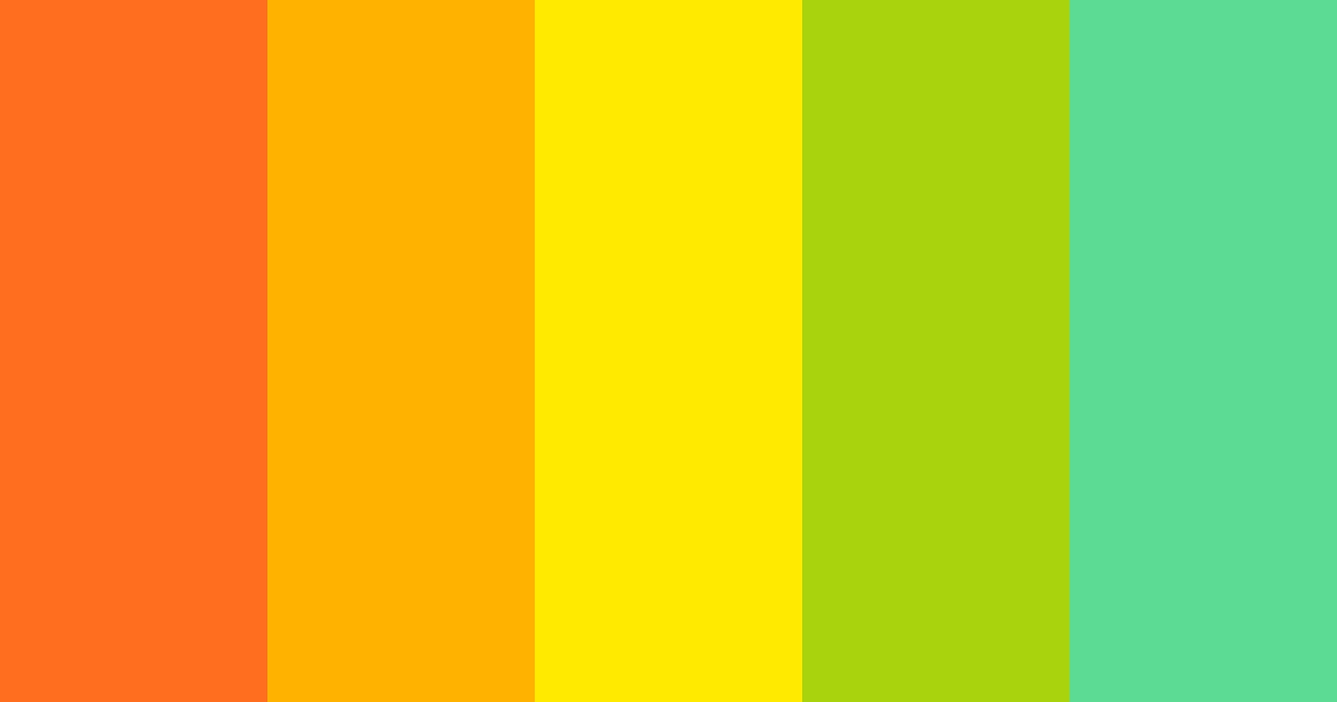 Sunshine Symphony Color Palette