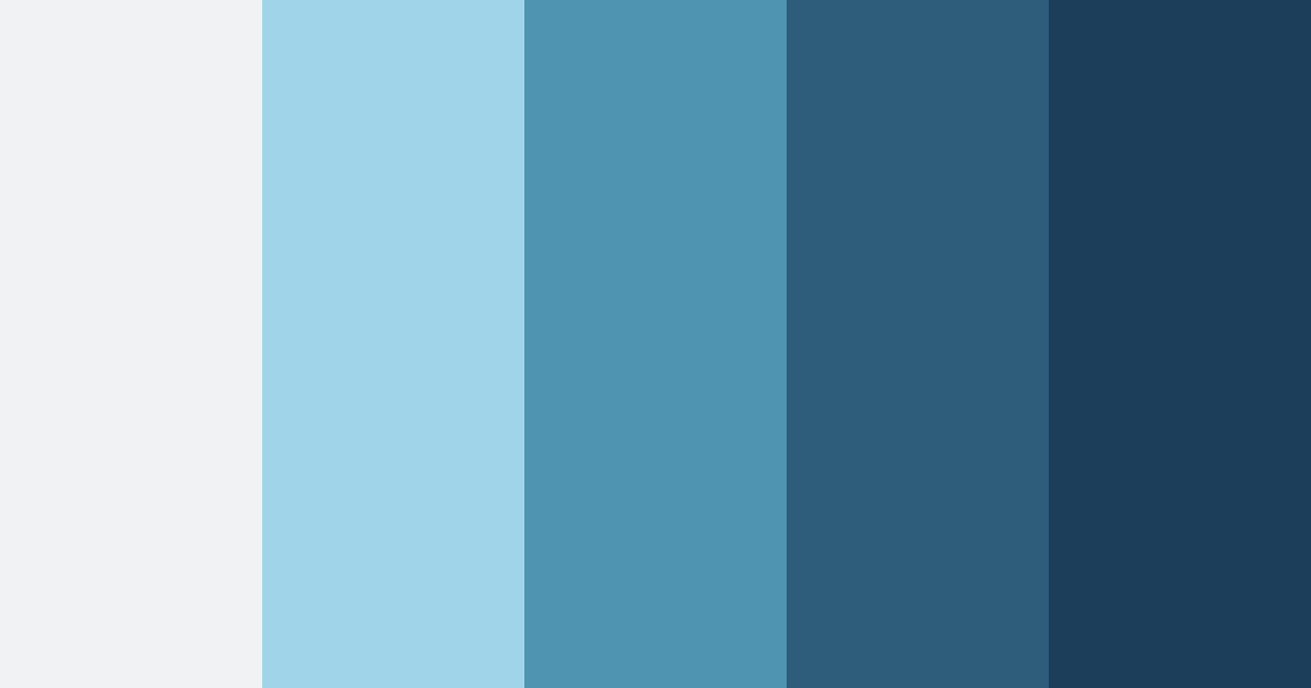 Shades of Blue Color Palette