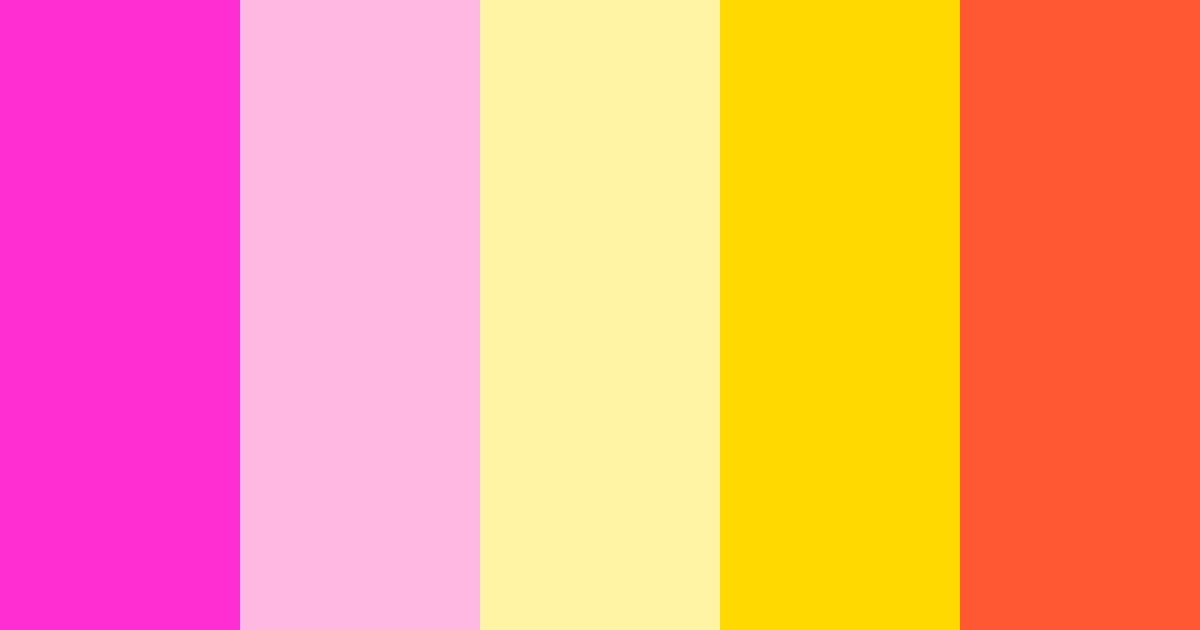 Pink Sunshine Color Palette