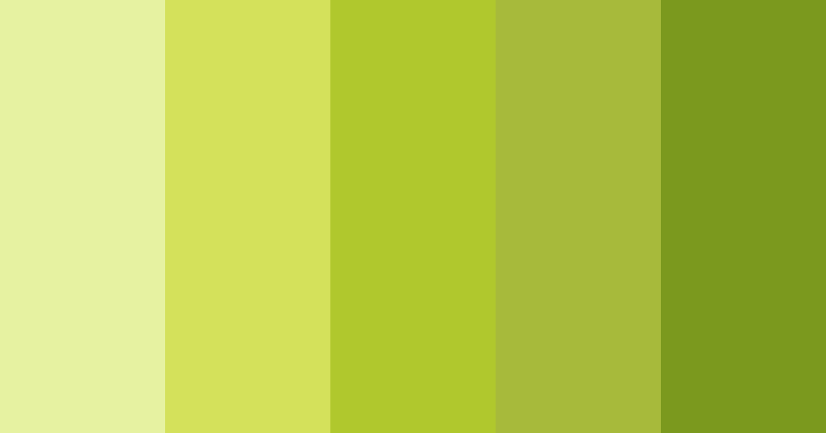 Shades of Jonquil Color Palette