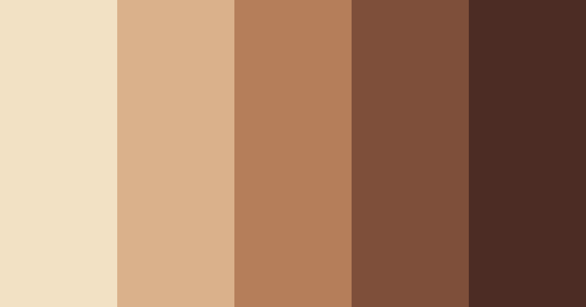 Brown Ainu Color Palette